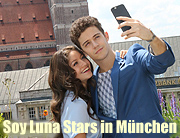 Disney Channel Erfolgstelenovela „Soy Luna“ Stars Karol Sevilla und Ruggero Pasquarelli am 06.06.2016 München (©Foto. Martin Schmitz)